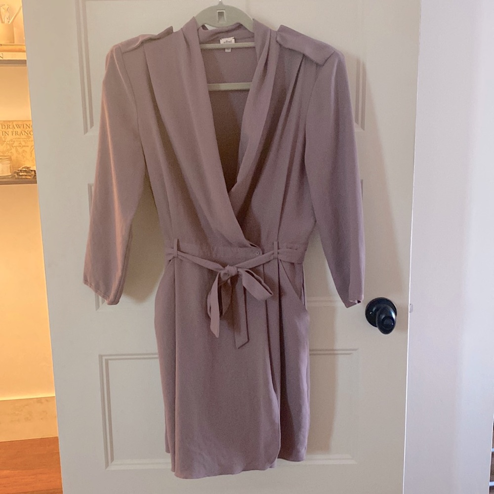 Lilac Deep V Dress